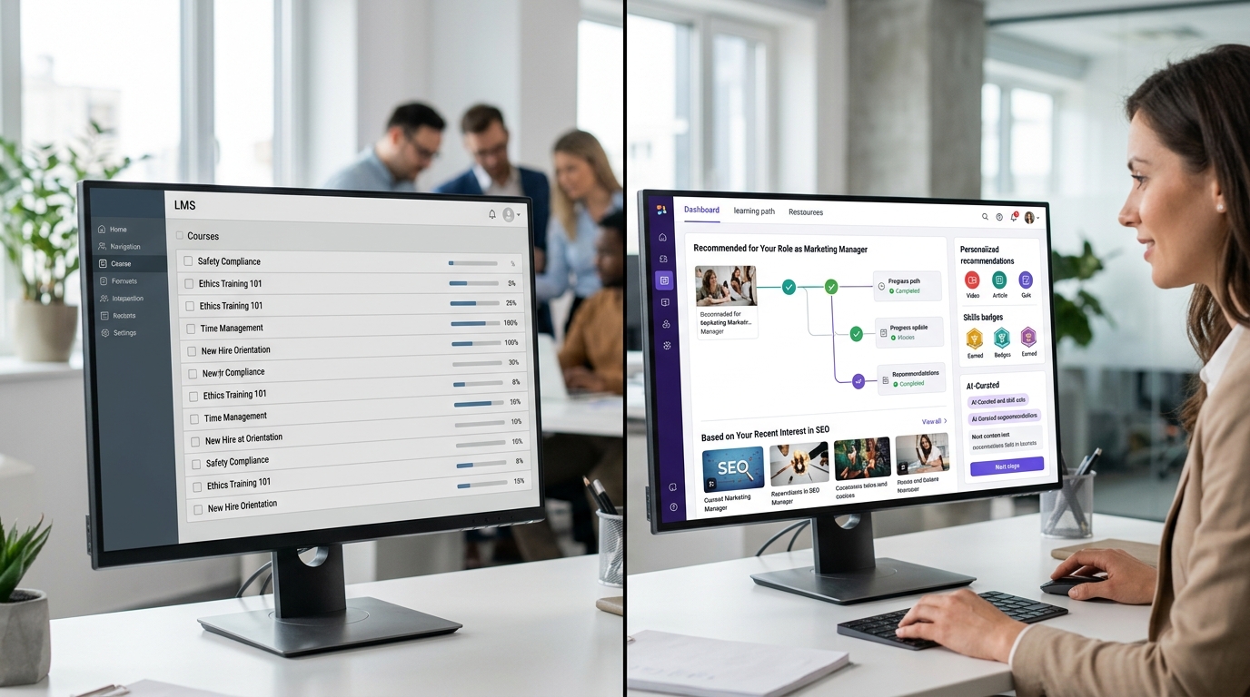 AI Learning Platform vs Traditional LMS: What's Actually Different?